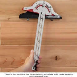 Roam Ready Outdoor-Artikel|Heimwerkzeuge-Lineal für die Holzbearbeitung – Präzisions-Layout-Messwerkzeug