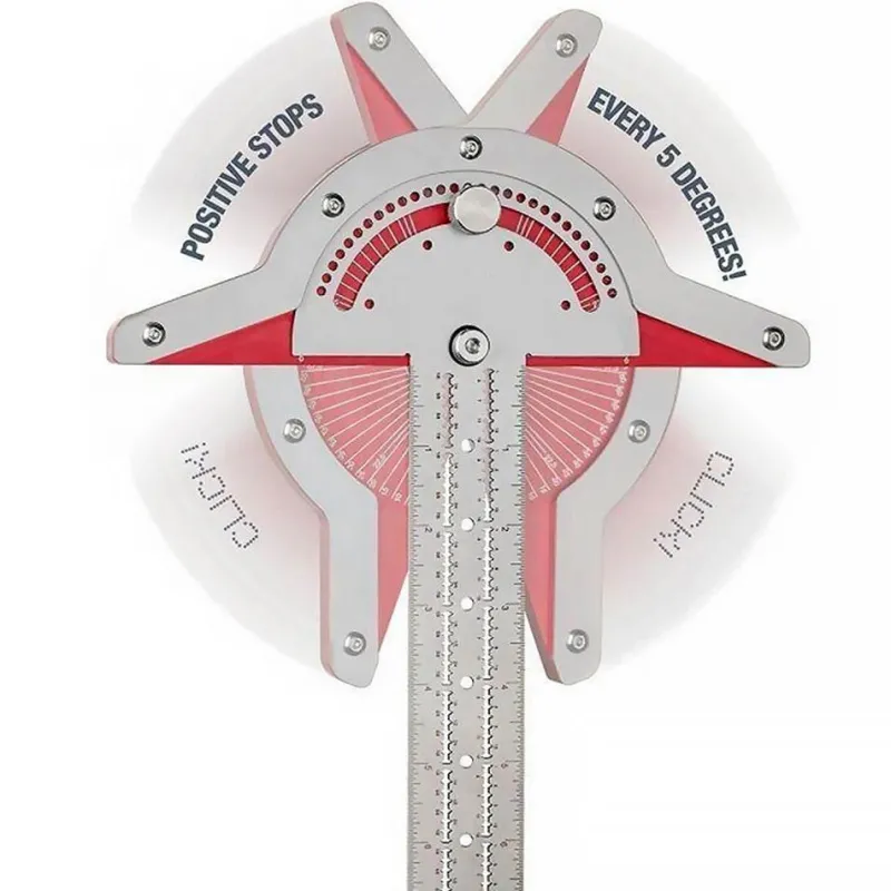 Roam Ready Outdoor-Artikel|Heimwerkzeuge-Lineal für die Holzbearbeitung – Präzisions-Layout-Messwerkzeug