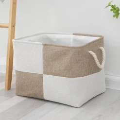 Aqua Essence Badezimmer-Linen Storage Basket - Stylish Home Organizer