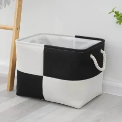 Aqua Essence Badezimmer-Linen Storage Basket - Stylish Home Organizer