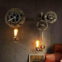 The Gilded Nest Beleuchtung-Loft Style Edison Wall Sconce - Industrial Iron Water Lamp Decor