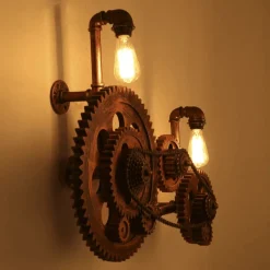 The Gilded Nest Beleuchtung-Loft Style Edison Wall Sconce - Industrial Iron Water Lamp Decor