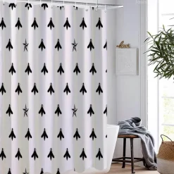 Aqua Essence Badezimmer-Louis XIV Duschvorhang - Luxuriöses französisches Barock-Badezimmerdekor