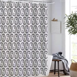 Aqua Essence Badezimmer-Louis XIV Duschvorhang - Luxuriöses französisches Barock-Badezimmerdekor