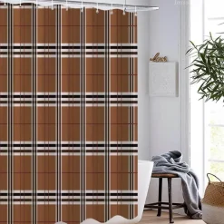 Aqua Essence Badezimmer-Louis XIV Duschvorhang - Luxuriöses französisches Barock-Badezimmerdekor