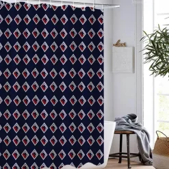 Aqua Essence Badezimmer-Louis XIV Duschvorhang - Luxuriöses französisches Barock-Badezimmerdekor