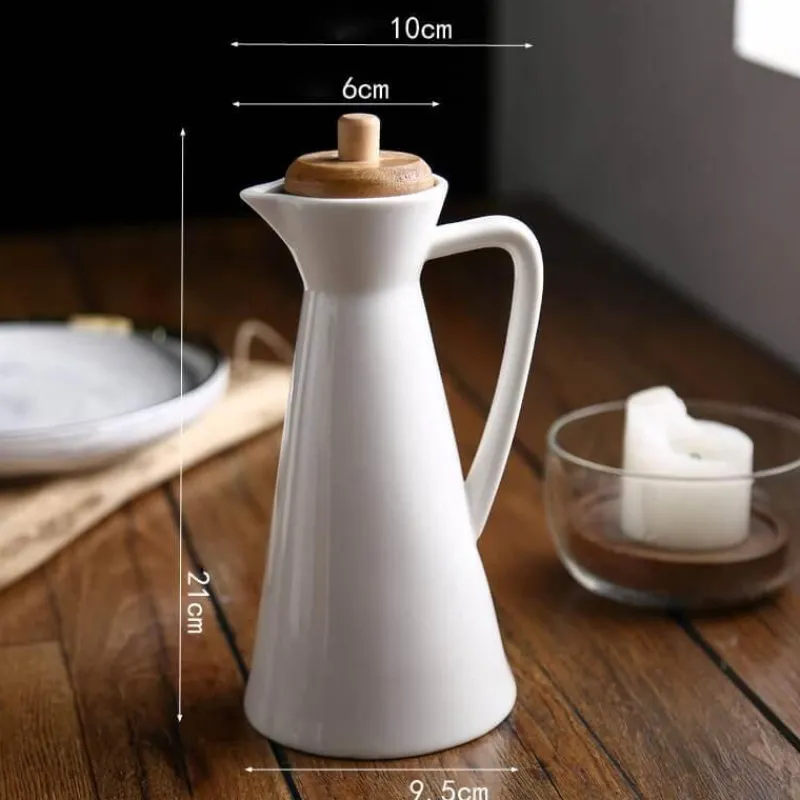 Decor Küche & Esszimmer-Ölspender aus Keramik – Stilvolle Küchenflasche