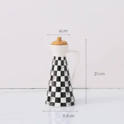 Decor Küche & Esszimmer-Ölspender aus Keramik – Stilvolle Küchenflasche