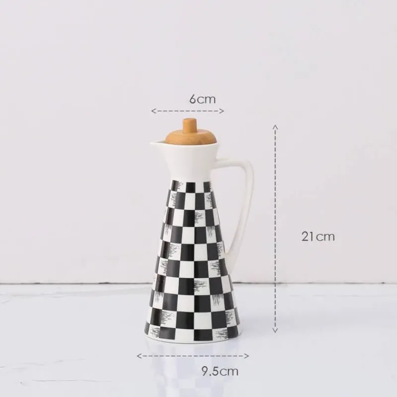 Decor Küche & Esszimmer-Ölspender aus Keramik – Stilvolle Küchenflasche