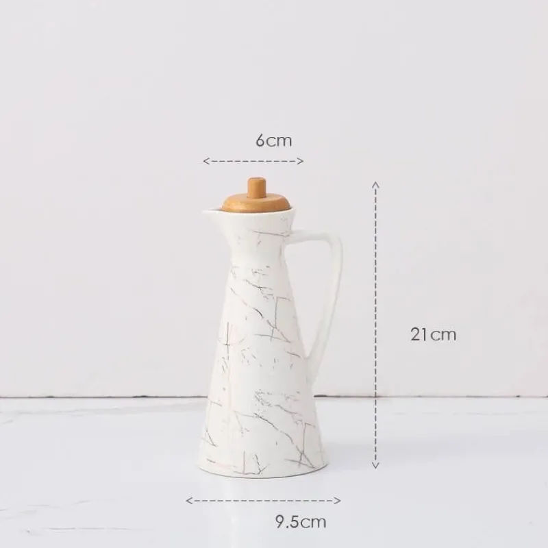 Decor Küche & Esszimmer-Ölspender aus Keramik – Stilvolle Küchenflasche
