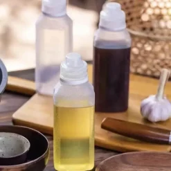 Space Savvy Küche & Esszimmer-Ölspenderflasche – leicht zu drückendes Küchenwerkzeug