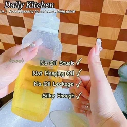 Space Savvy Küche & Esszimmer-Ölspenderflasche – leicht zu drückendes Küchenwerkzeug