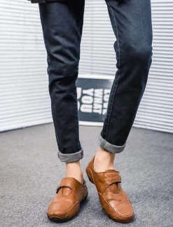 Herren Decor Herrenschuhe-Lässige Lederschuhe für Herren im britischen Stil