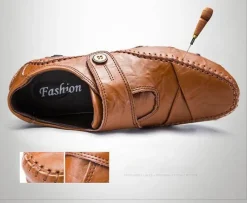Herren Decor Herrenschuhe-Lässige Lederschuhe für Herren im britischen Stil