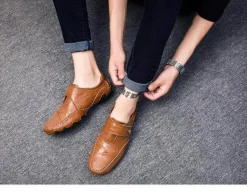 Herren Decor Herrenschuhe-Lässige Lederschuhe für Herren im britischen Stil