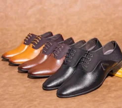 Herren Decor Herrenschuhe-Lässige Oxford-Schuhe für Herren – Urban Elite Business-Schuhe aus Leder