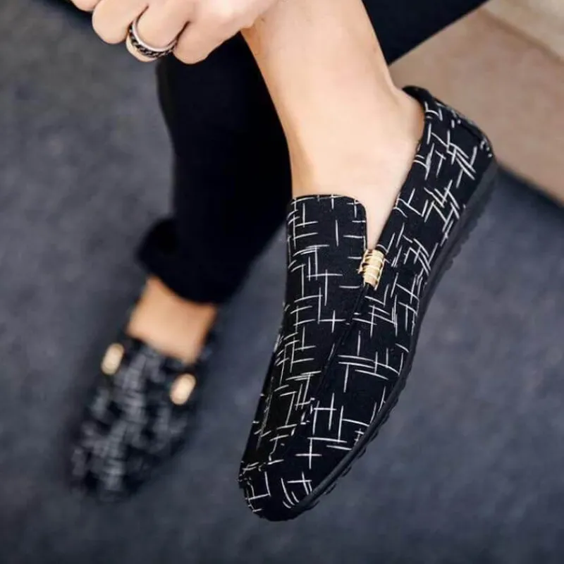 Herren Decor Herrenschuhe-Lässige Slip-On-Canvas-Schuhe für Herren – Stilvolles saisonales Schuhwerk