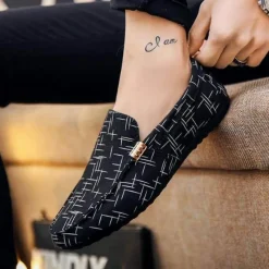 Herren Decor Herrenschuhe-Lässige Slip-On-Canvas-Schuhe für Herren – Stilvolles saisonales Schuhwerk