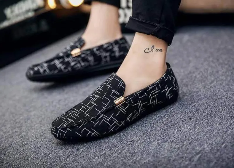 Herren Decor Herrenschuhe-Lässige Slip-On-Canvas-Schuhe für Herren – Stilvolles saisonales Schuhwerk