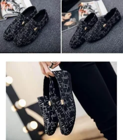 Herren Decor Herrenschuhe-Lässige Slip-On-Canvas-Schuhe für Herren – Stilvolles saisonales Schuhwerk