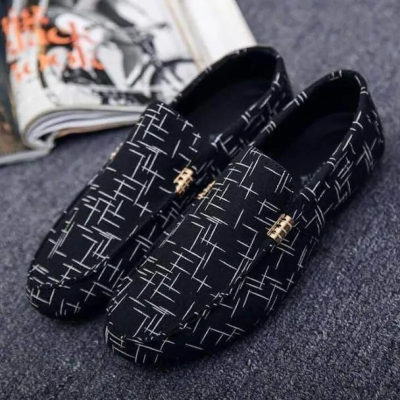 Herren Decor Herrenschuhe-Lässige Slip-On-Canvas-Schuhe für Herren – Stilvolles saisonales Schuhwerk