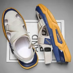 Damen Wilderness Haven Herrenschuhe|Damenschuhe-Lässige Sommersandalen aus Leder – Rutschfester Outdoor-Komfort