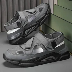 Damen Wilderness Haven Herrenschuhe|Damenschuhe-Lässige Sommersandalen aus Leder – Rutschfester Outdoor-Komfort