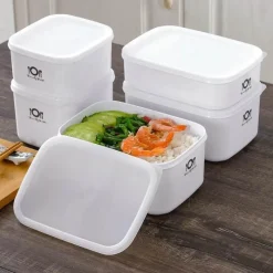 Tom Küche & Esszimmer-Luftdichter Bento-Box-Behälter zur Essenszubereitung mit Deckel für die frische und geordnete Aufbewahrung von Lebensmitteln