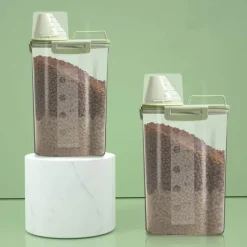 The Culinary Kit Küche & Esszimmer-Luftdichter Vorratsbehälter für Lebensmittel – Messbarer Küchen-Organizer