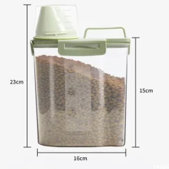 The Culinary Kit Küche & Esszimmer-Luftdichter Vorratsbehälter für Lebensmittel – Messbarer Küchen-Organizer