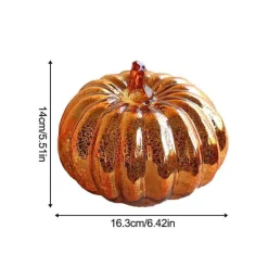 The Gilded Nest Beleuchtung-Luminous Pumpkin Lamp - Decorative Halloween Light Fixture