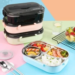 Adventure Basecamp Camping-Werkzeuge|Camping Im Freien-Lunchbox aus Edelstahl – Auslaufsicherer Behälter