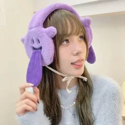 Wilderness Haven Outdoor-Artikel|Camping Im Freien-Lustige Wintermonster-Ohrenschützer – süßes, flauschiges Accessoire für kaltes Wetter