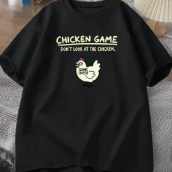 Damen Everly u0026 Lace Damenbekleidung-Lustiges Chicken Game T-Shirt - Schau nicht auf das Huhn T-Shirt