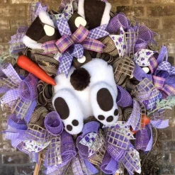 Accent Haven Wohndeko-Lustiges Hasen-Türornament – ​​süßes Frühlingsdekor