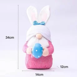 Accent Haven Wohndeko-Lustiges Hasen-Türornament – ​​süßes Frühlingsdekor