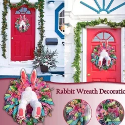 Accent Haven Wohndeko-Lustiges Hasen-Türornament – ​​süßes Frühlingsdekor