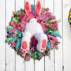 Accent Haven Wohndeko-Lustiges Hasen-Türornament – ​​süßes Frühlingsdekor