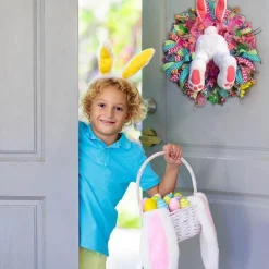 Accent Haven Wohndeko-Lustiges Hasen-Türornament – ​​süßes Frühlingsdekor