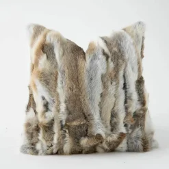 Pillow Haven Bettzeug-Luxuriöse handgewebte Kissenbezüge und Pouf-Bezüge in Bronzing-Optik