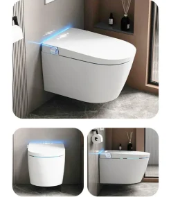 Tranquil Waters Heimwerkzeuge|Badezimmer-Luxuriöse, intelligente schwimmende Toilette – futuristische Badezimmer-Innovation