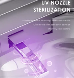 Tranquil Waters Heimwerkzeuge|Badezimmer-Luxuriöse, intelligente schwimmende Toilette – futuristische Badezimmer-Innovation