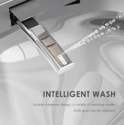 Tranquil Waters Heimwerkzeuge|Badezimmer-Luxuriöse, intelligente schwimmende Toilette – futuristische Badezimmer-Innovation