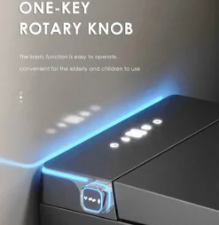 Tranquil Waters Heimwerkzeuge|Badezimmer-Luxuriöse, intelligente schwimmende Toilette – futuristische Badezimmer-Innovation