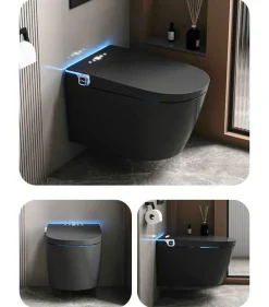 Tranquil Waters Heimwerkzeuge|Badezimmer-Luxuriöse, intelligente schwimmende Toilette – futuristische Badezimmer-Innovation