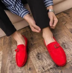 Herren Decor Herrenschuhe-Luxuriöse Slip-On-Fahrerschuhe aus Wildleder für Herren