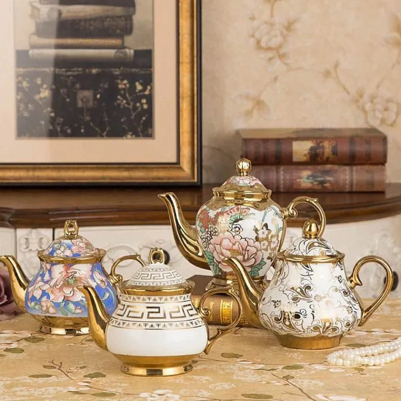 Plates u0026 More Küche & Esszimmer-Luxuriöse Teekanne aus Porzellan mit Filter – Teekanne mit großem Fassungsvermögen