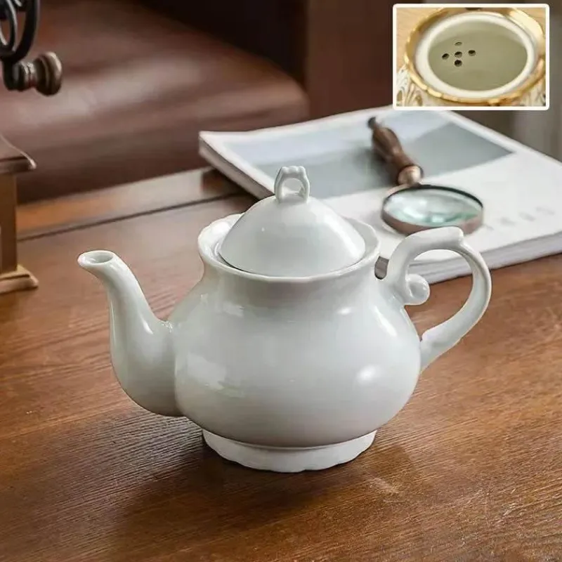 Plates u0026 More Küche & Esszimmer-Luxuriöse Teekanne aus Porzellan mit Filter – Teekanne mit großem Fassungsvermögen