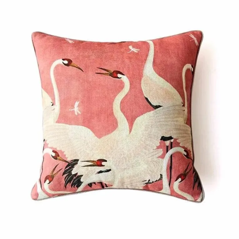 Pillow Haven Bettzeug-Luxuriöser Chenille-Kissenbezug mit Rüschen in Grün – Dekoratives 35x45-Kissen für stilvolle Wohndekoration