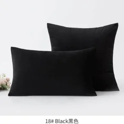 Medicci Home Bettzeug-Luxuriöser Kissenbezug aus Samt – weicher Euro-Kissenbezug in mehreren Farben und Größen